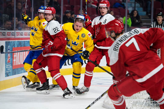 Sveriges Lias Andersson och Carl Grundström utmanar