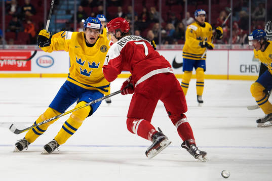 Sveriges Filip Ahl och Danmarks Mathias Röndbjerg
