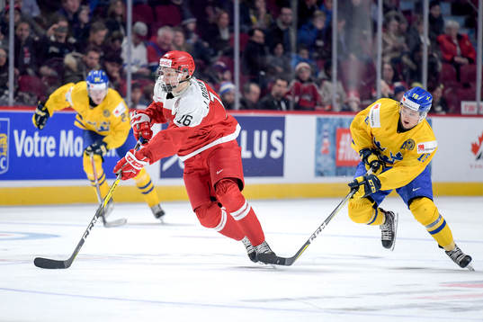 Danmarks Jonas Röndbjerg och Sveriges Rasmus Asplund