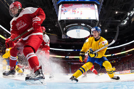 Danmarks Oliver Larsen och Sveriges Elias Pettersson