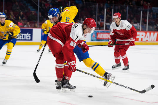 Sveriges Rasmus Dahlin utmanar Danmarks Mathias Röndbjerg