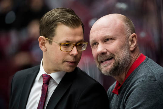 Malmö Redhawks assisterande tränare Martin Filander och