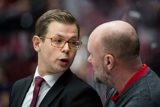 Malmö Redhawks assisterande tränare Martin Filander och