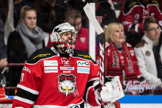 Malmö Redhawks målvakt Cristopher Nihlstorp