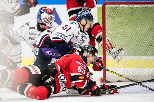 Malmö Redhawks Fredrik Händemark faller
