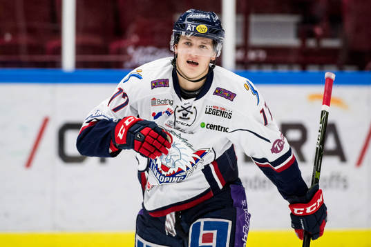 Linköpings Henrik Törnqvist jublar