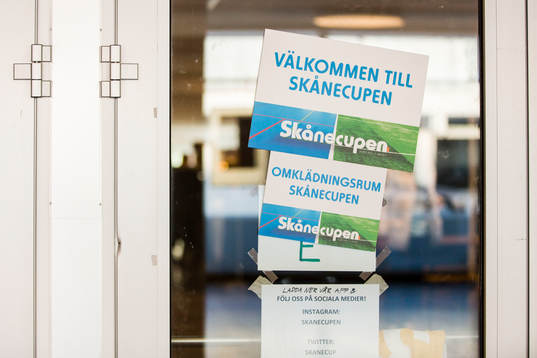 Skånecupen skyltar