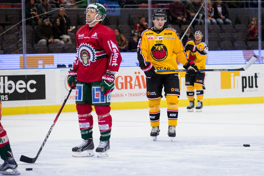 Frölundas Joel Lundqvist och Luleås Oscar Engsund