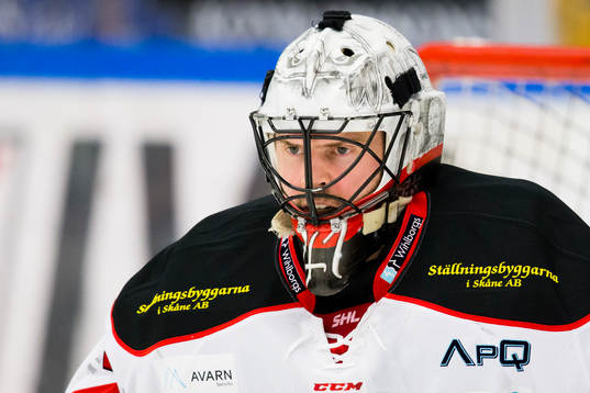 Malmö Redhawks målvakt Cristopher Nihlstorp