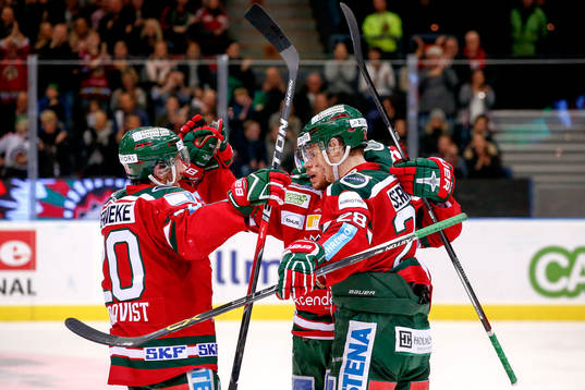 Frölundas Henrik Tömmernes jublar