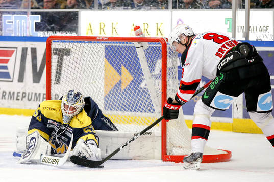s målvakt Fredrik Pettersson-Wentzel och Malmö Redhawks