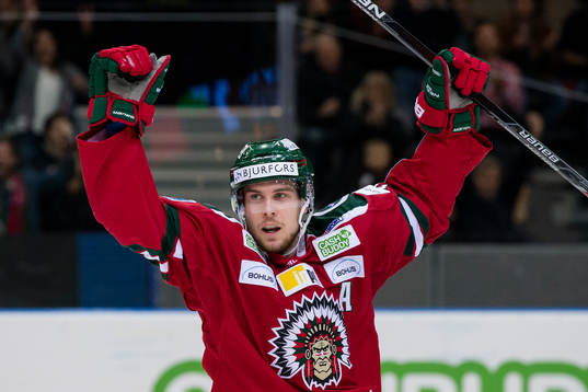 Frölundas Henrik Tömmernes jublar