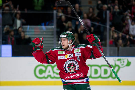 Frölundas Henrik Tömmernes jublar