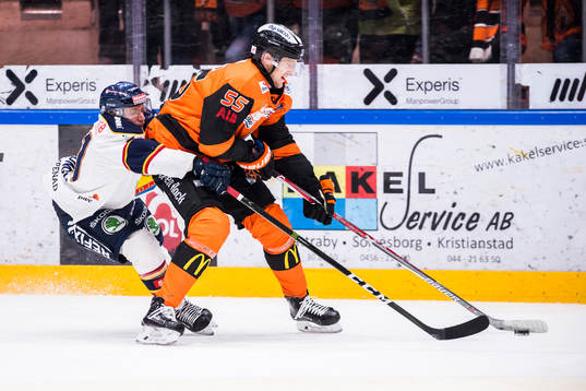 Djurgårdens Markus Ljungh och Karlskronas David Printz