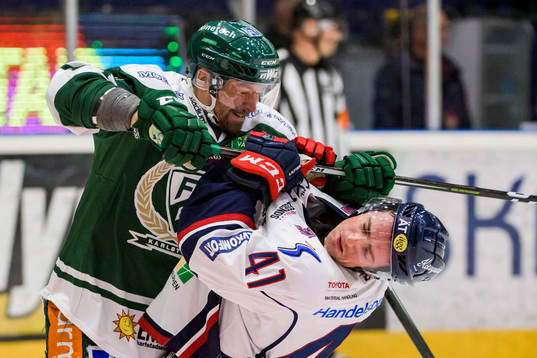 Färjestads Tomas Skogs och Linköpings Broc Little