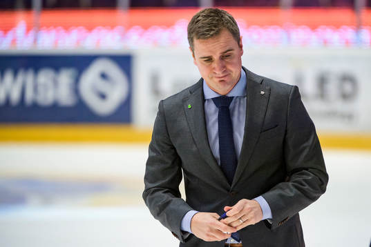 Linköpings tränare Dan Tagnes deppar
