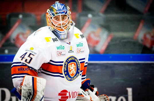 Växjös målvakt Viktor Andrén