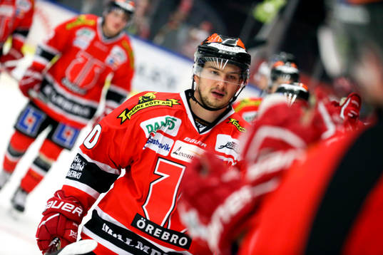 Örebros Libor Hudacek jublar