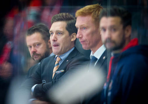 Växjös tränare Sam Hallam