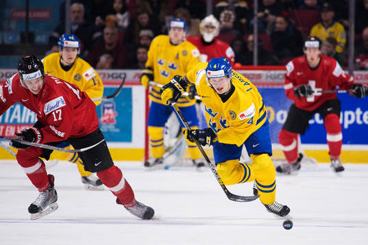 Schweiz Raphael Prassl och Sveriges Jacob Larsson