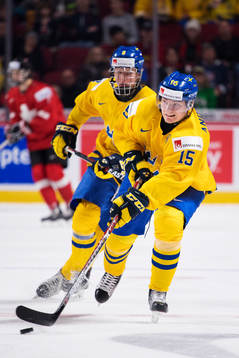 Sveriges Rasmus Dahlin och Lias Andersson