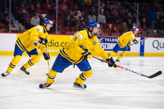 Sveriges Jacob Larsson och Rasmus Dahlin