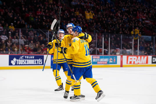Sveriges David Bernhardt, Joel Eriksson Ek och Carl