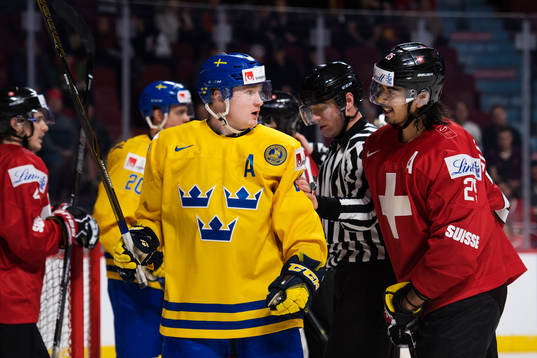 Sveriges Carl Grundström och Schweiz Jonas Siegenthaler