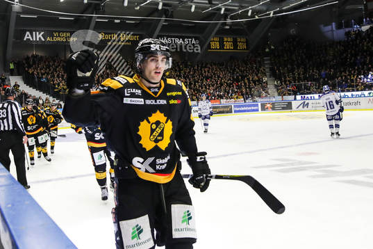 Skellefteås Henrik Hetta jublar