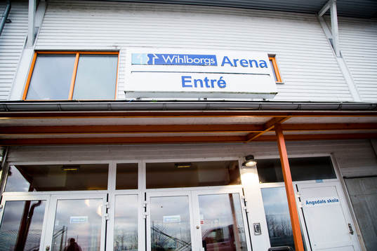 Exteriör på Wihlborgs Arena