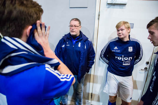 Ungdomsledare och spelare i Svedala IF
