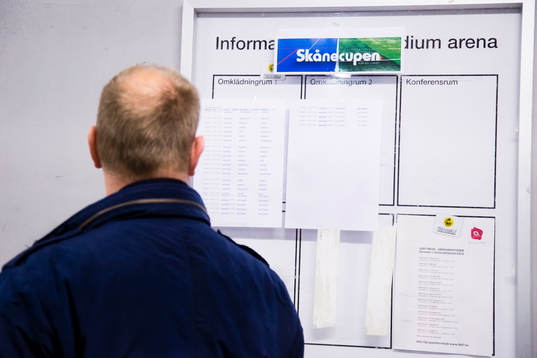 Informationstavla med information