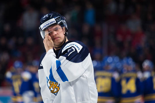Finlands Teemu Väyrynen deppar