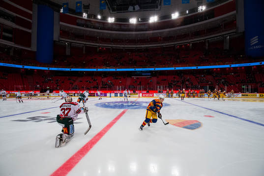 Frölundas och Djurgårdens spelare