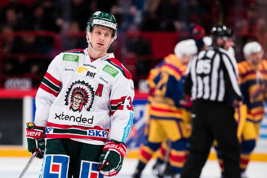Frölundas Nicklas Lasu deppar