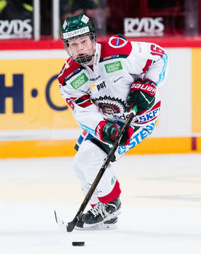 Frölundas Filip Westerlund med pucken
