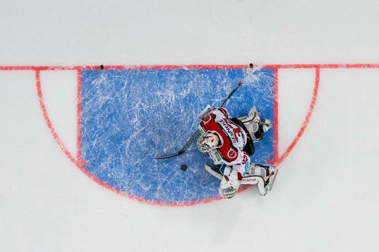 Frölundas målvakt Johan Gustafsson