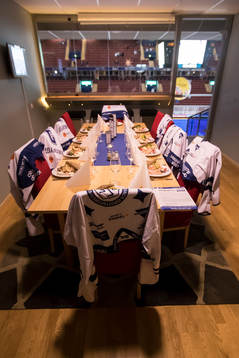 Loge innan ishockeymatchen i SHL mellan Leksand och