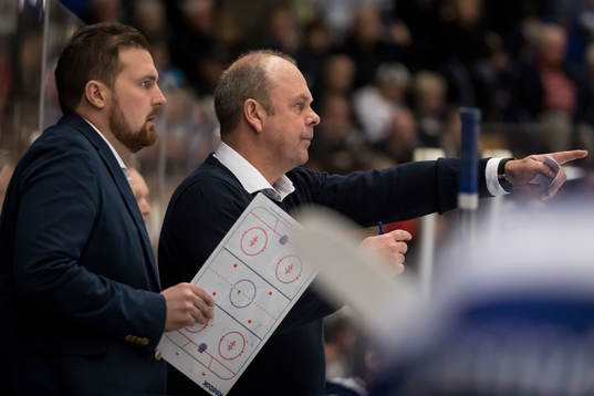 Leksands assisterande tränare Gereon Dahlgren och tränare