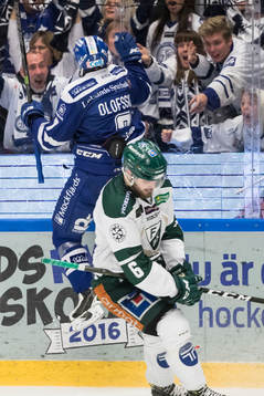 Leksands Johan Olofsson jublar