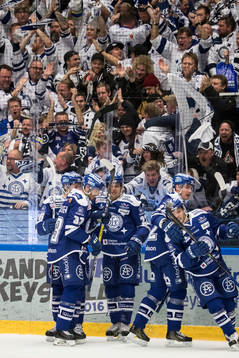 Leksands Johan Olofsson jublar