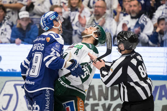 Leksands Tobias Forsberg och Färjestads Ole-Kristian