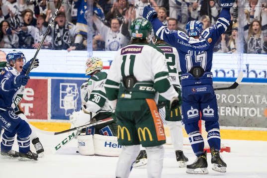 Leksands Jesper Ollas jublar