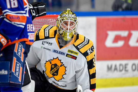 Skellefteås målvakt Gustaf Lindvall