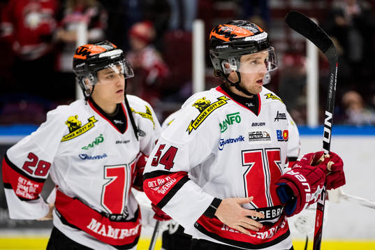 Örebros Jacob Bjerselius och Peter Andersson deppar