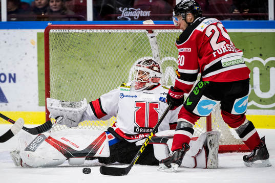 Malmö Redhawks Erik Forssell gör 5-0 bakom Örebros