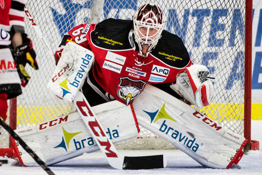 Malmö Redhawks målvakt Oscar Alsenfelt