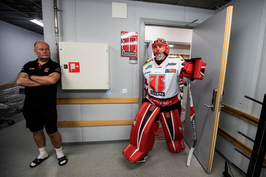 Örebros målvakt Julius Hudacek
