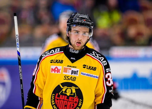 Luleås Pontus Själin deppar