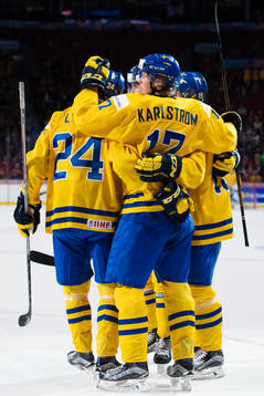 Sveriges Jens Lööke, Fredrik Karlström och Lias